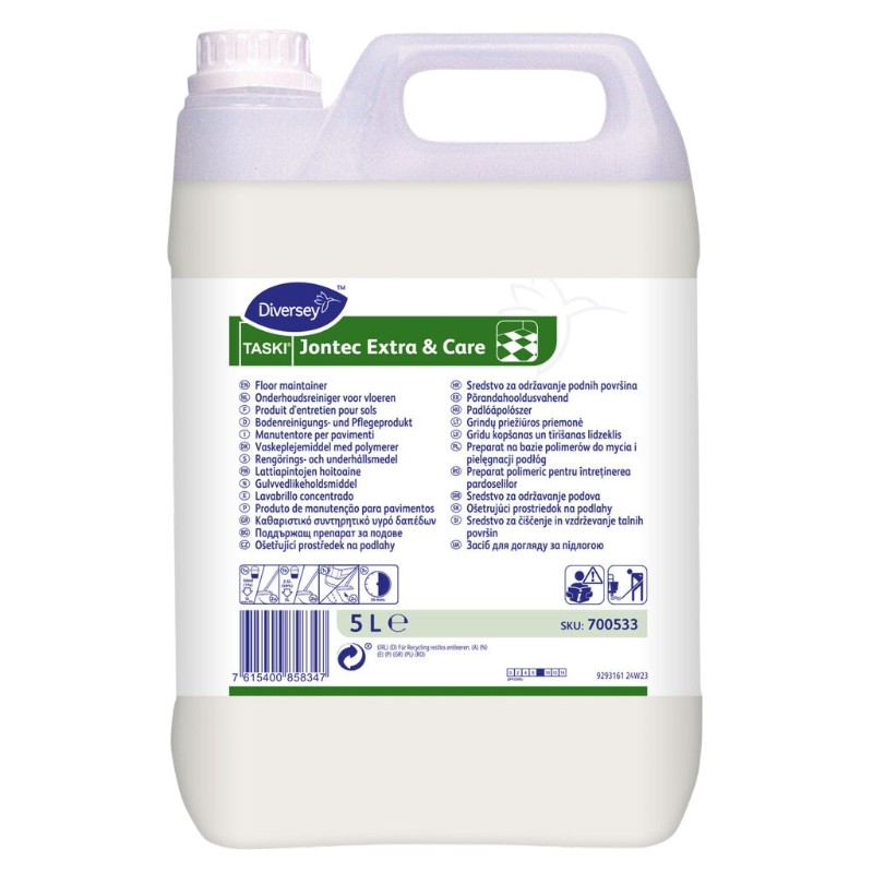 TASKI® Jontec Extra & Care - Onderhoudsproduct voor beschermde en onbeschermde vloeren - 5L